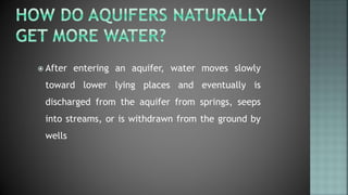 Ground water| Facts of Ground water | PPTX