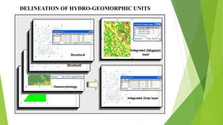 DELINEATION OF HYDRO-GEOMORPHIC UNITS
 