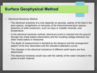 Ground water resource evaluation | PDF