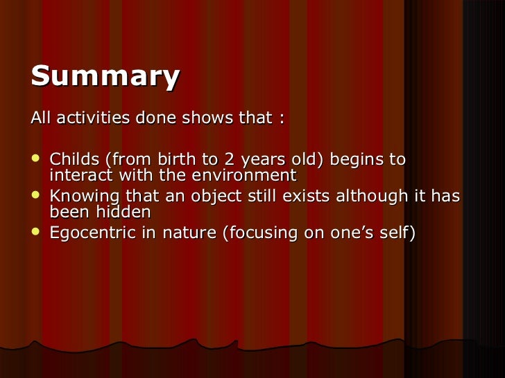 Piaget S Stage Model Is In Nature Piaget S Stage Model Is In Nature
