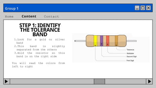 BASIC ELECTRONICS ENGINEERING TOPIC RESISTORS | PPTX