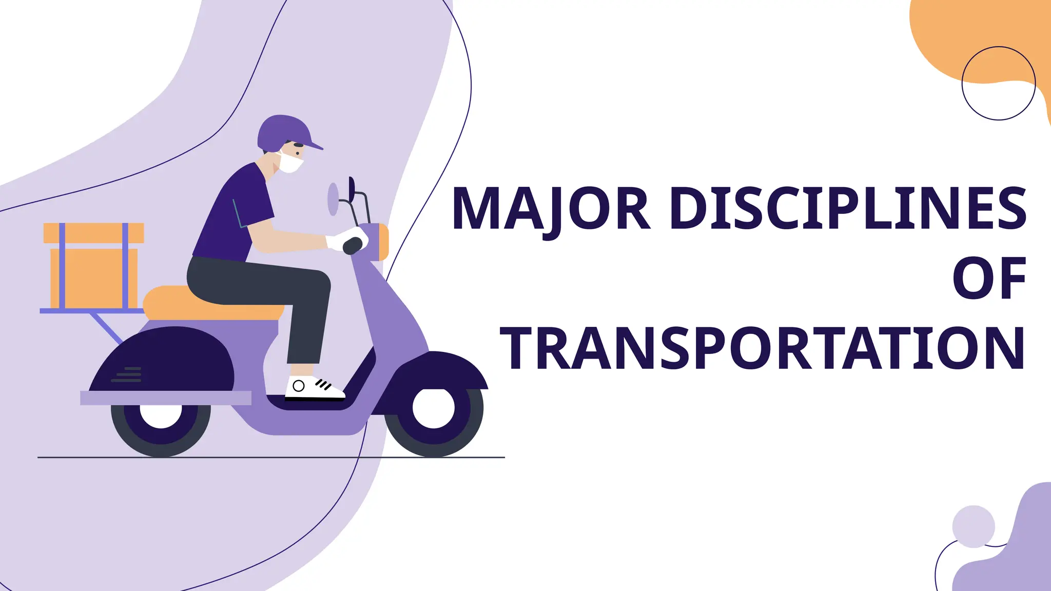 MAJOR DISCIPLINES
OF
TRANSPORTATION
 