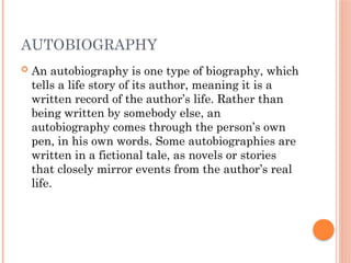 Real Autobiography Group-1-EEd-115.pptx Hallmarks of literacy and literature for children ...