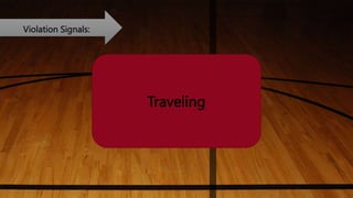 Violation Signals:
Traveling
 