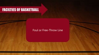 FACILTIES OF BASKETBALL
Foul or Free-Throw Line
 