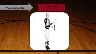 Violation Signals:
Double Dribble
 