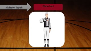 Violation Signals:
Elbow Foul
 
