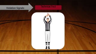 Violation Signals:
Technical Foul
 