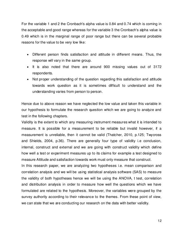 research paper on work attitude and job satisfaction research paper on work attitude and job satisfaction