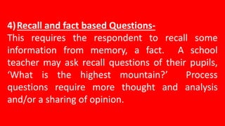 classroom questioning | PPTX