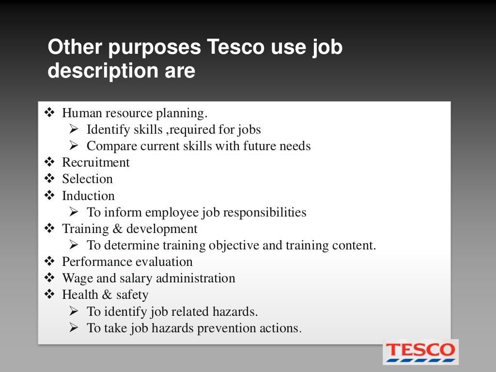 Recruitment & Selection process in Tesco