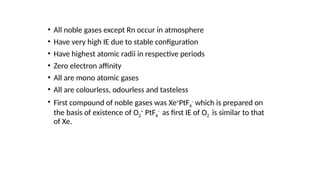 Ptf6 Complex p-block elements, group-17, halogen family | PPTX