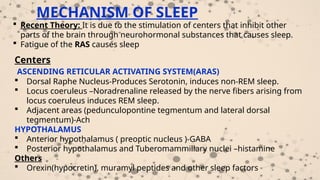 Sleep Ras Physiology of sleep electrical activities of the brain, sleep -wake ...