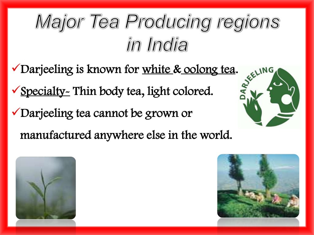 Export of Tea from India
