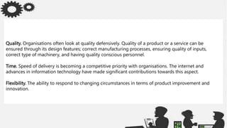 Operation strategy of and competitiveness | PPTX