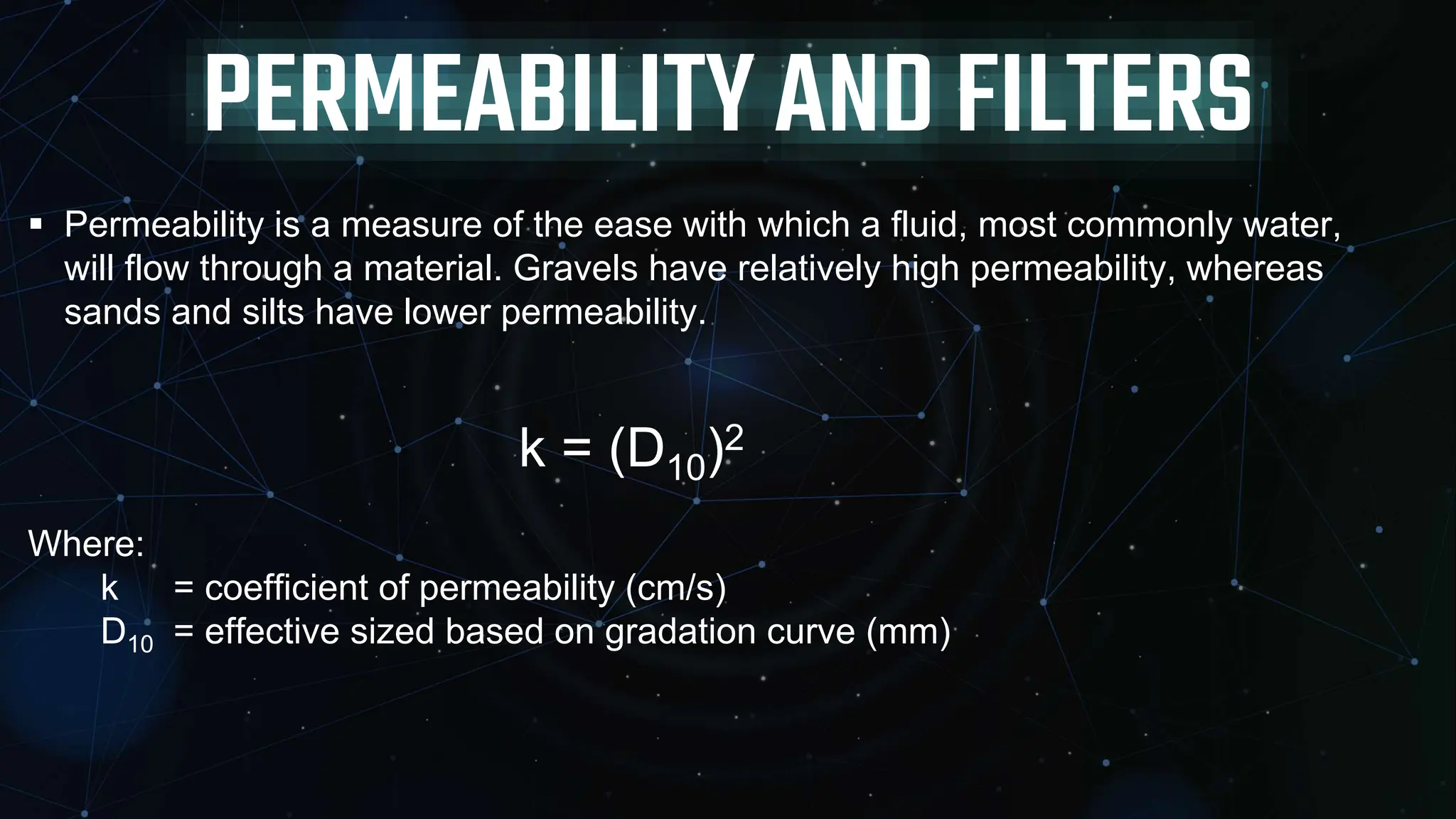 Construction Materials Testing, Permeability | PPTX