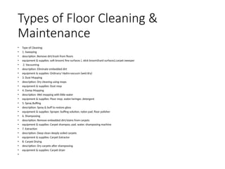 Comprehensive Guide to Professional Floor Cleaning and Maintenance ...