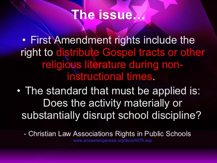 Christian Rights In Public Education
