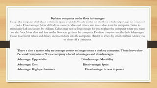 COMPUTERS PERSONAL COMPUTERS PARTICULARY ON: | PPTX