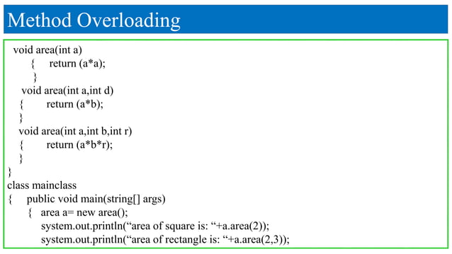 Classes, Objects and Method - Object Oriented Programming with Java | PPTX
