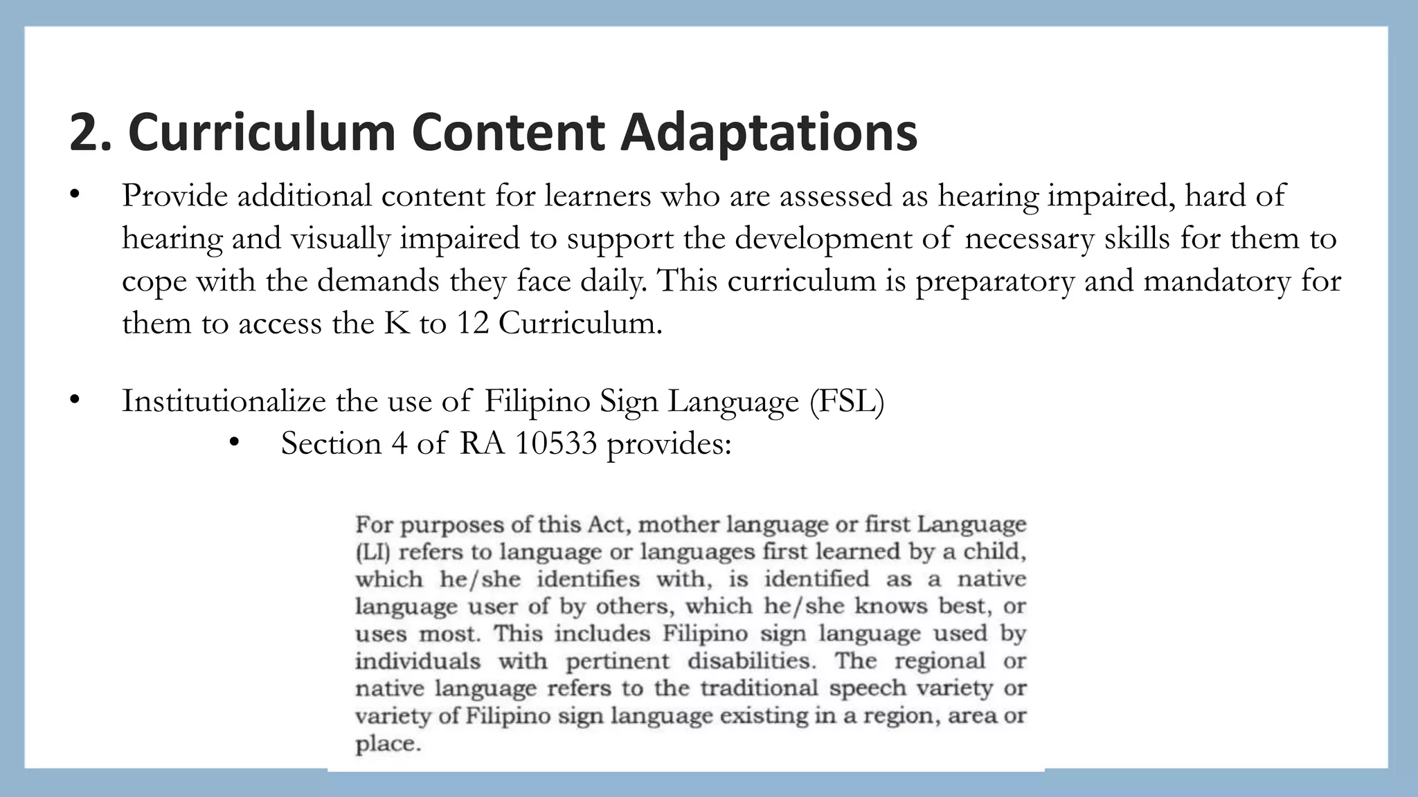ACCOMMODATION AND MODIFICATION IN THE K-12 CURRICULUM | PPTX