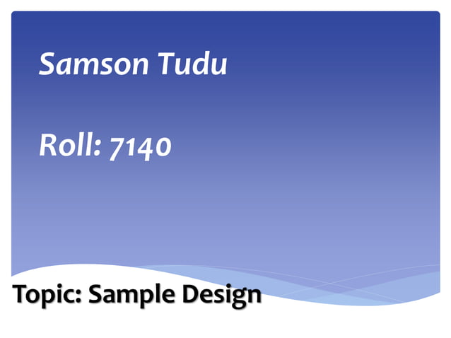 census, sampling survey, sampling design and types of sample design ...