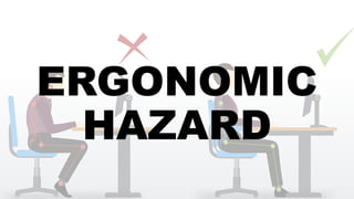 ERGONOMIC
HAZARD
 
