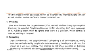 Ken R Overly CONFLICT MANAGEMENT(how to handle coflicts in a workplace)ptx | PPTX