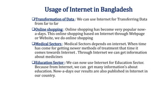 Internet in Bangladesh | PPTX