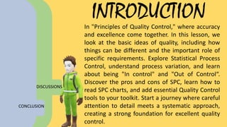 Quality Control Made by Group 5 reporting | PDF