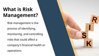 Presentation about Areas of Risk Management | PPTX