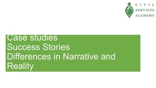 Sequence
• Case studies
• Muhammad Anwar
• Rafia Rasheed
• Shakeel Ahmed
• Success stories
• Rubina Chand Rani
• Shafique ...