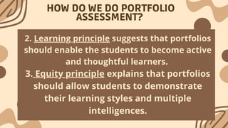 Comprehensive Guide to Portfolio Assessment in Education: Principles ...