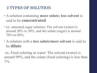 Understanding Solutions in Chemistry Level two | PPTX