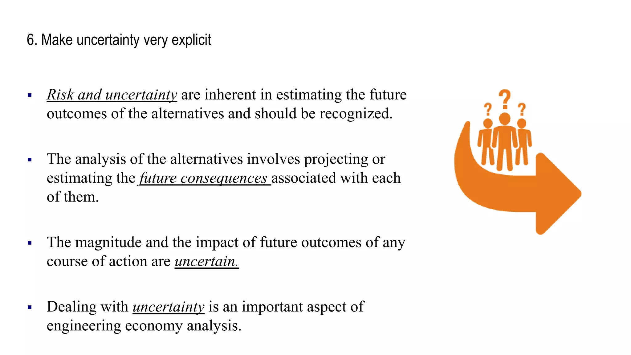 The 7 principles of Engineering Economy | PPTX