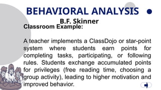 Comprehensive Behavioral Learning Theories and Educational Approaches ...