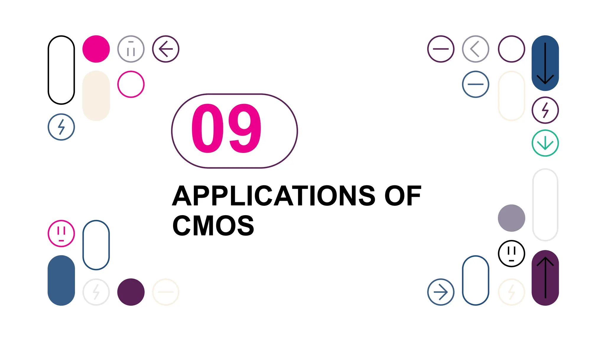 APPLICATIONS OF
CMOS
09
 