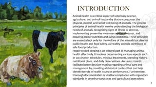 group-9-anscie report animal health care | PPTX