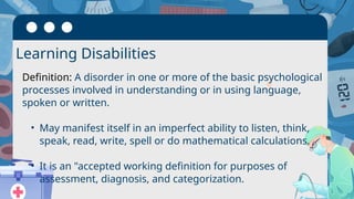 Manifested Disability Comprehensive Strategies for Educating Learners with Disabilities and ...