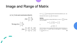 Linear Algebra Presentation including basic of linear Algebra | PPTX