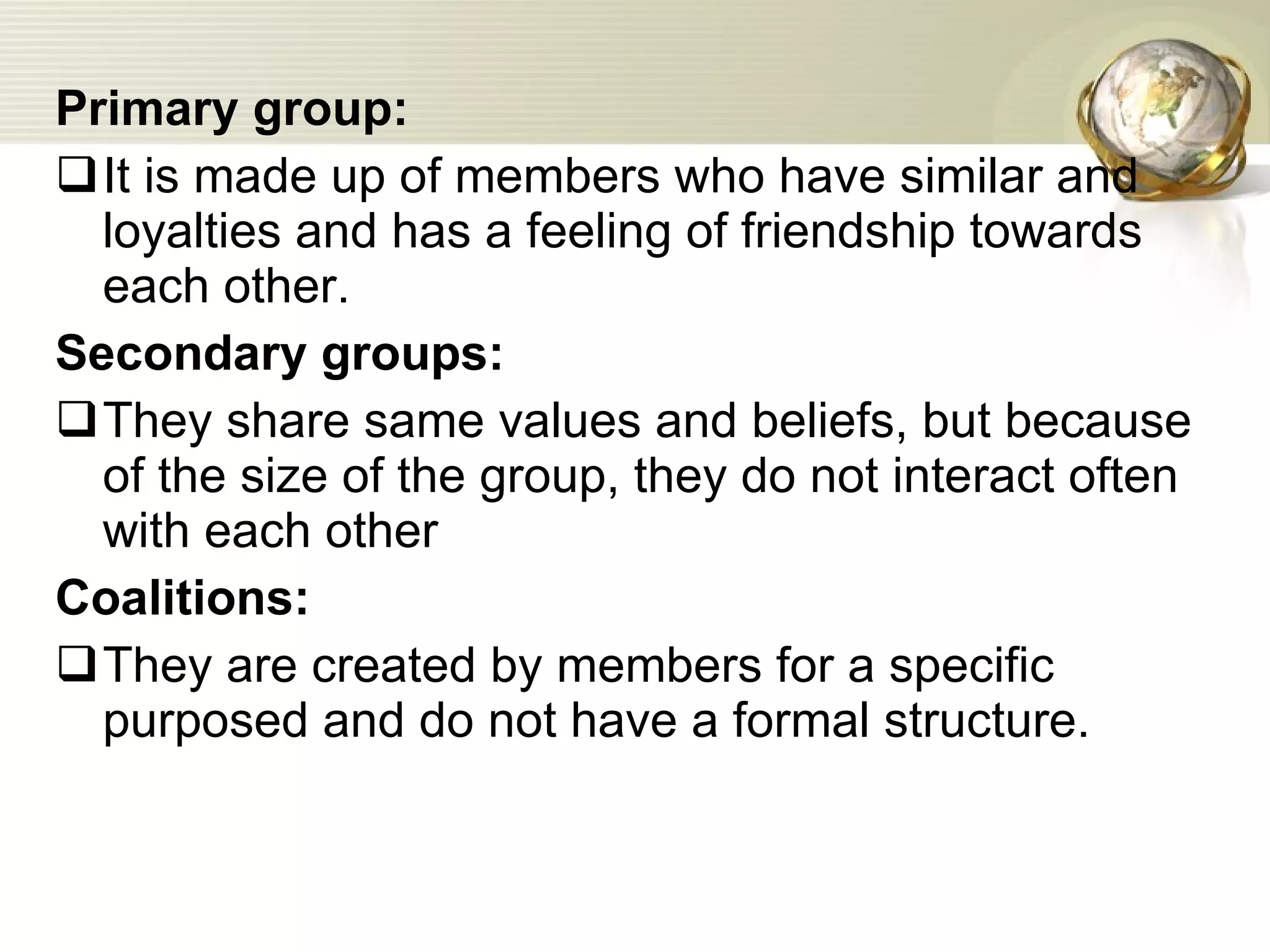 FOUNDATION OF GROUP BEHAVIOR AND UNDERSTANDING WORK TEAM