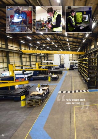 20
Fully automated
laser cutting
 