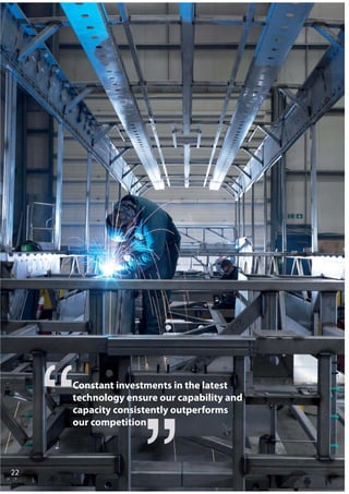 22
Constant investments in the latest
technology ensure our capability and
capacity consistently outperforms
our competition
 