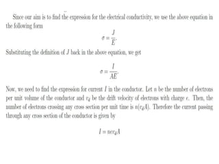 Ferro Electricity,Pyroelectricity,Electrical conductivity
