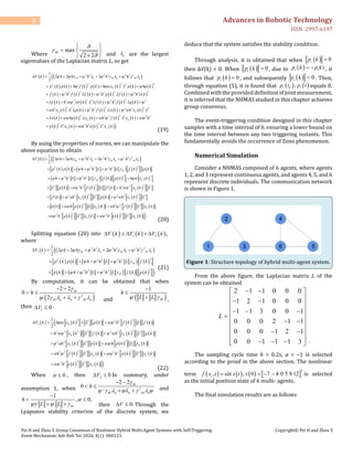 Group Consensus of Nonlinear Hybrid Multi-Agent Systems with Self ...