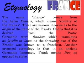 Connaissez- Vous La France? | PPTX