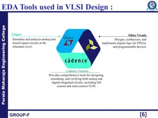 vlsi design siing EDA tools , vivado ,verilog | PPTX