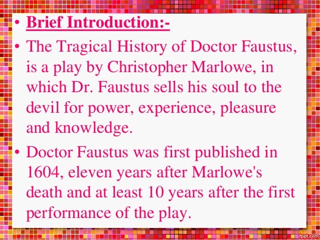 Use Of Allegory And Symbolism In Dr Faustus