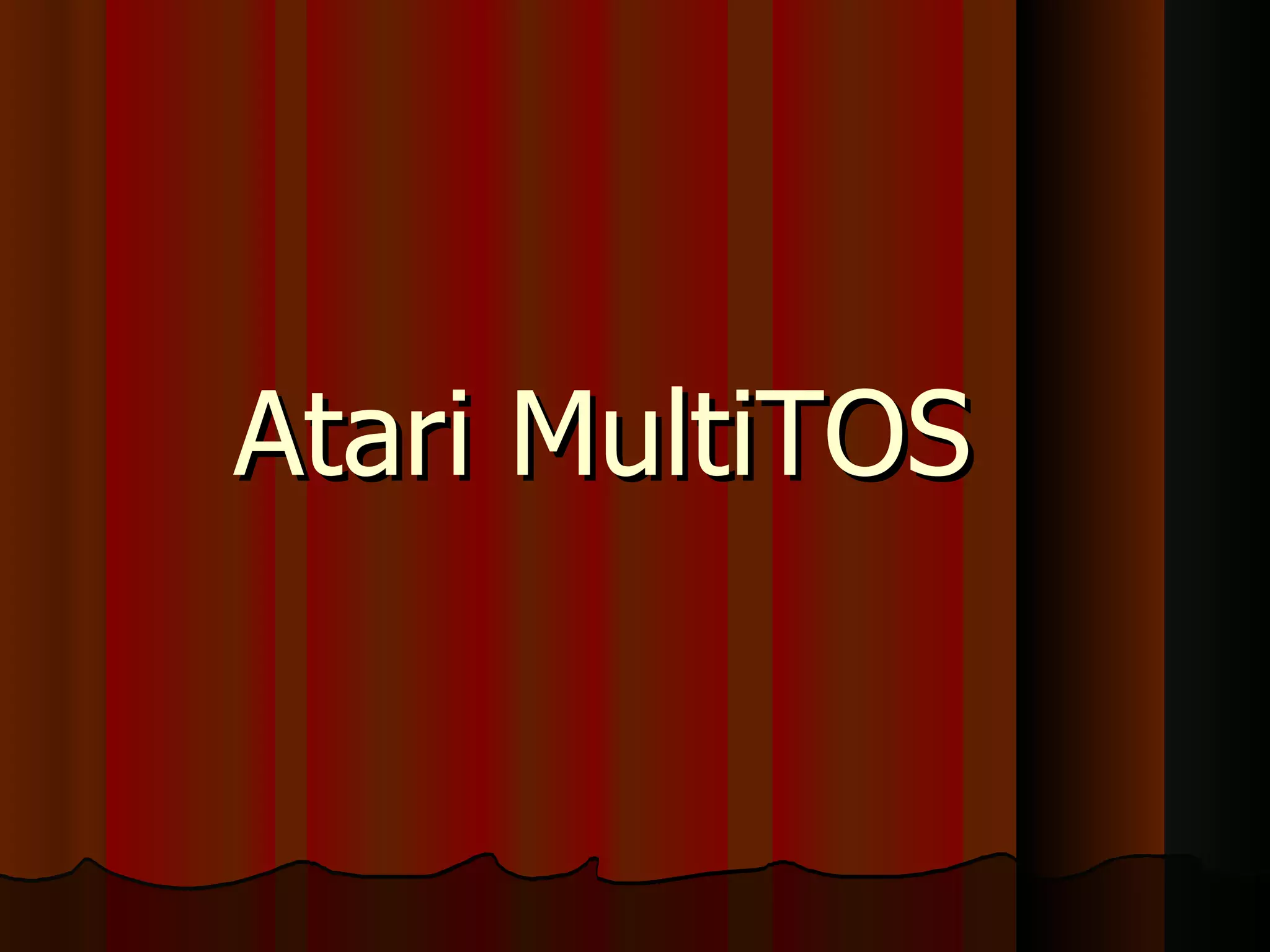 Atari MultiTOS   