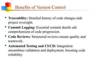 Mastering Git: Version Control for Developers | PPTX